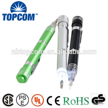 6 in 1 LED Light Screwdriver Pen Tool